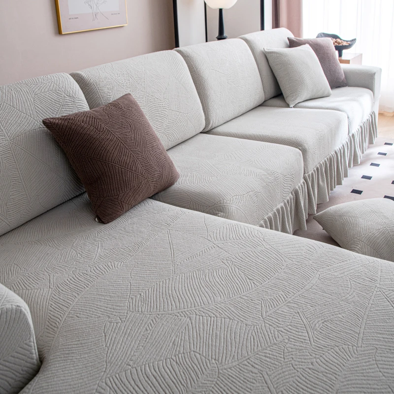 (裙边套罩)沙发套全包通用型四季可用沙发笠高弹力时尚简约坐垫套