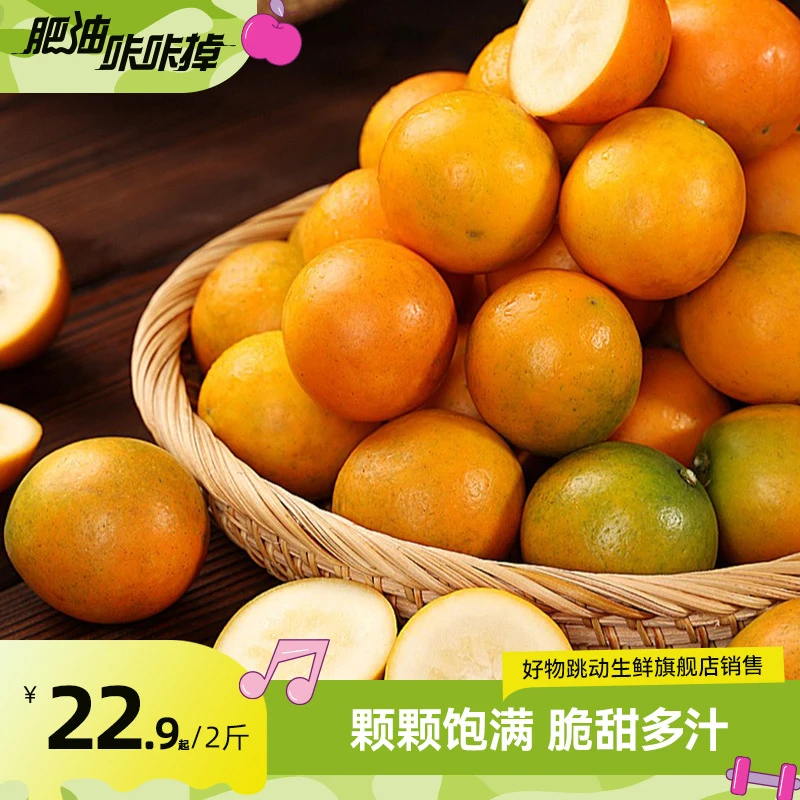 广西融安滑皮金桔2斤新鲜水果应当季脆甜小金橘现摘桔子