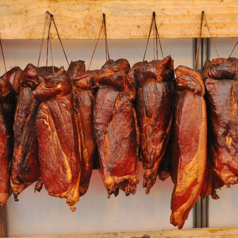 贵州腊肉后腿腊肉自制柴火烟熏腊肉腊味咸肉土特产美食腊味500克