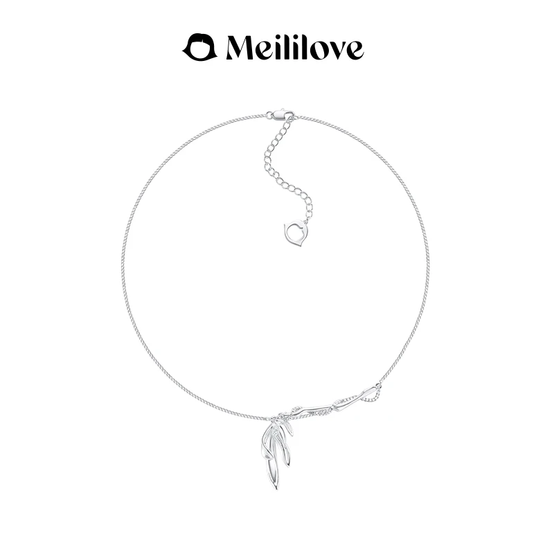meililove/莓拉 铜合金项链 「幽兰风听」-项链 LH04