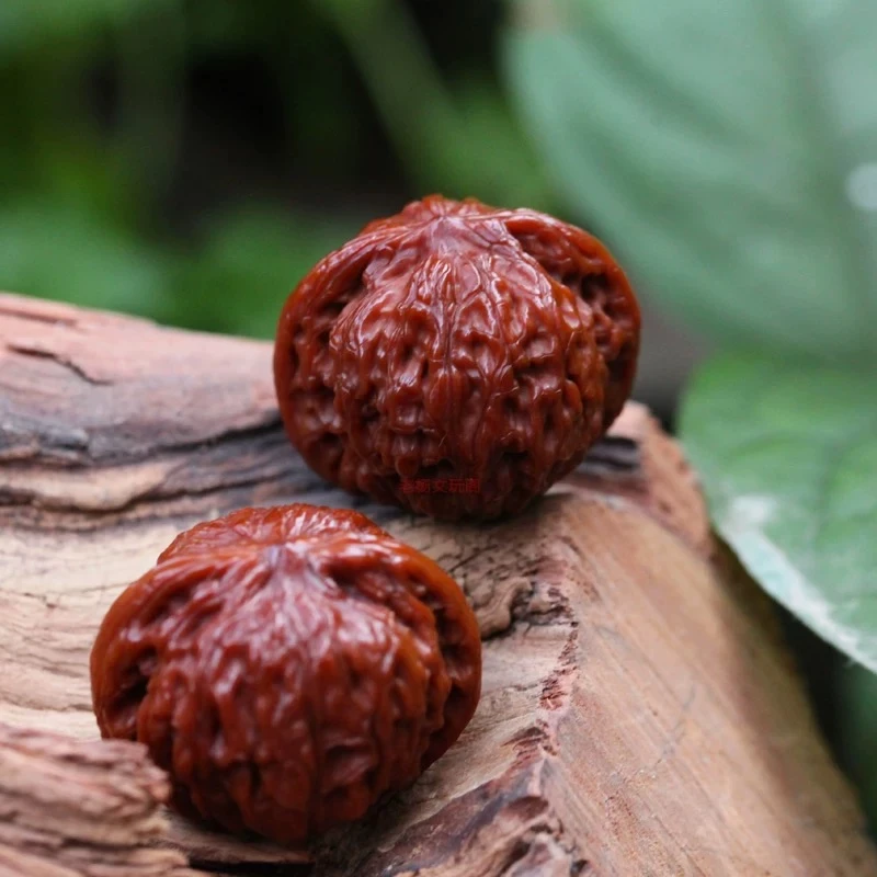 直播间下单链接文玩核桃精品手把件四座楼官帽白狮子蛤蟆头