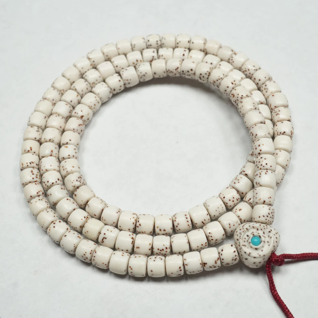 《小鱼文玩》星月菩提河豚大留白直切原生态长串细星点油性足