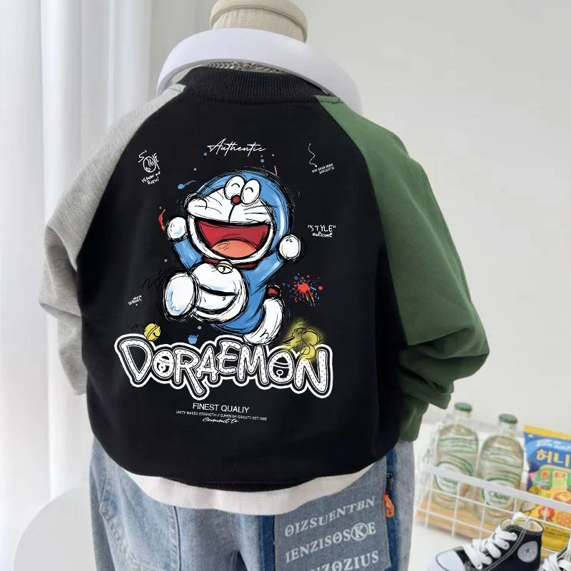 2024秋款男童卫衣春秋宝宝痞帅儿童新款上衣小童秋季薄款男孩秋装