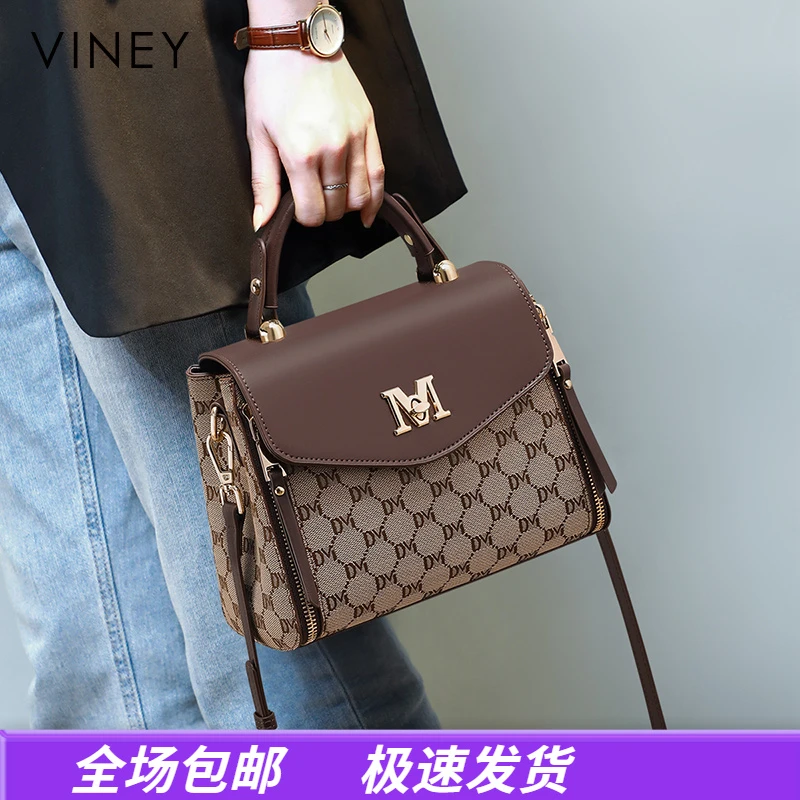 Viney包包女包2025新款斜挎包高级感单肩包生日礼物送女友送老婆