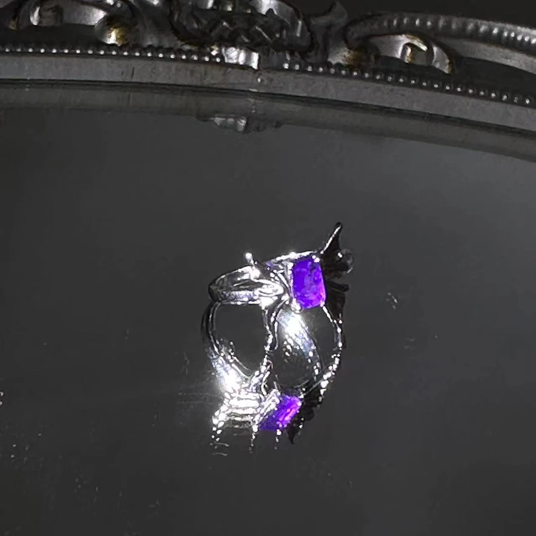 【羽翼】紫水晶戒指多样性发一