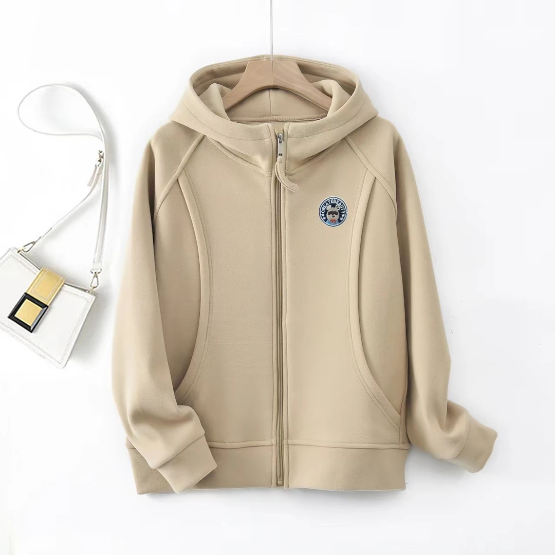 「时尚外套」2024新款秋季休闲拼接显瘦女款短外套HT-00078