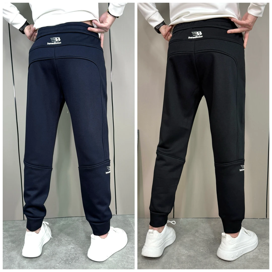 秋冬款休闲裤 卫裤男 时尚百搭长裤 保暖舒适 加绒加厚束脚裤1280