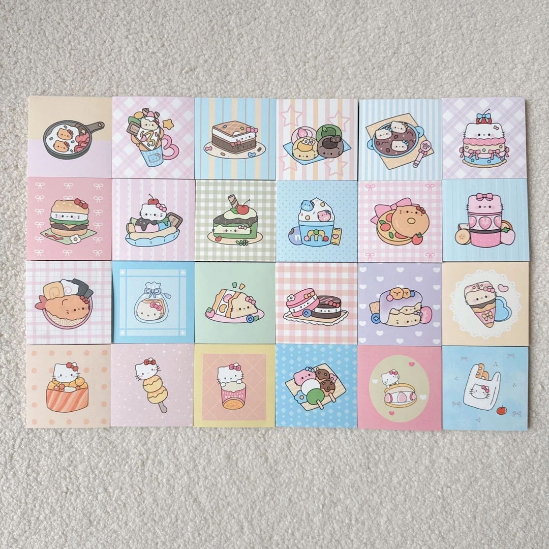【Kitty美食日记】原创高颜值美食可爱奶砖便签本无粘性可撕可书写