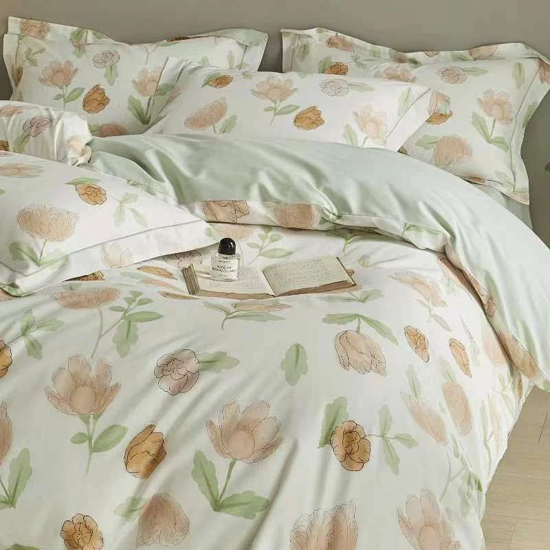 【小林寝饰】时尚印花四件套-薇薇200*230/220*240cm轻奢