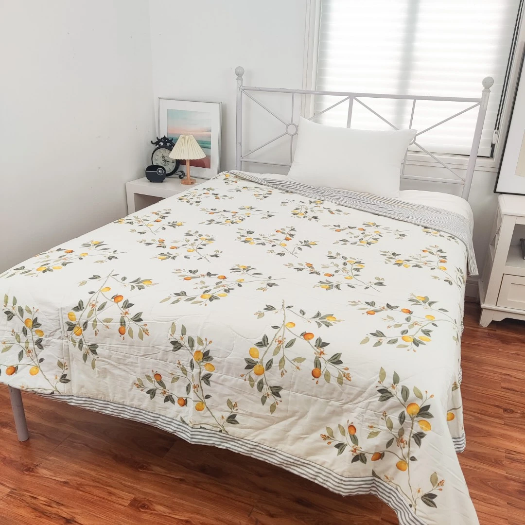 【小林寝饰】水洗棉花被-200*230-甜蜜蜜-朵朵花颜-开心果园