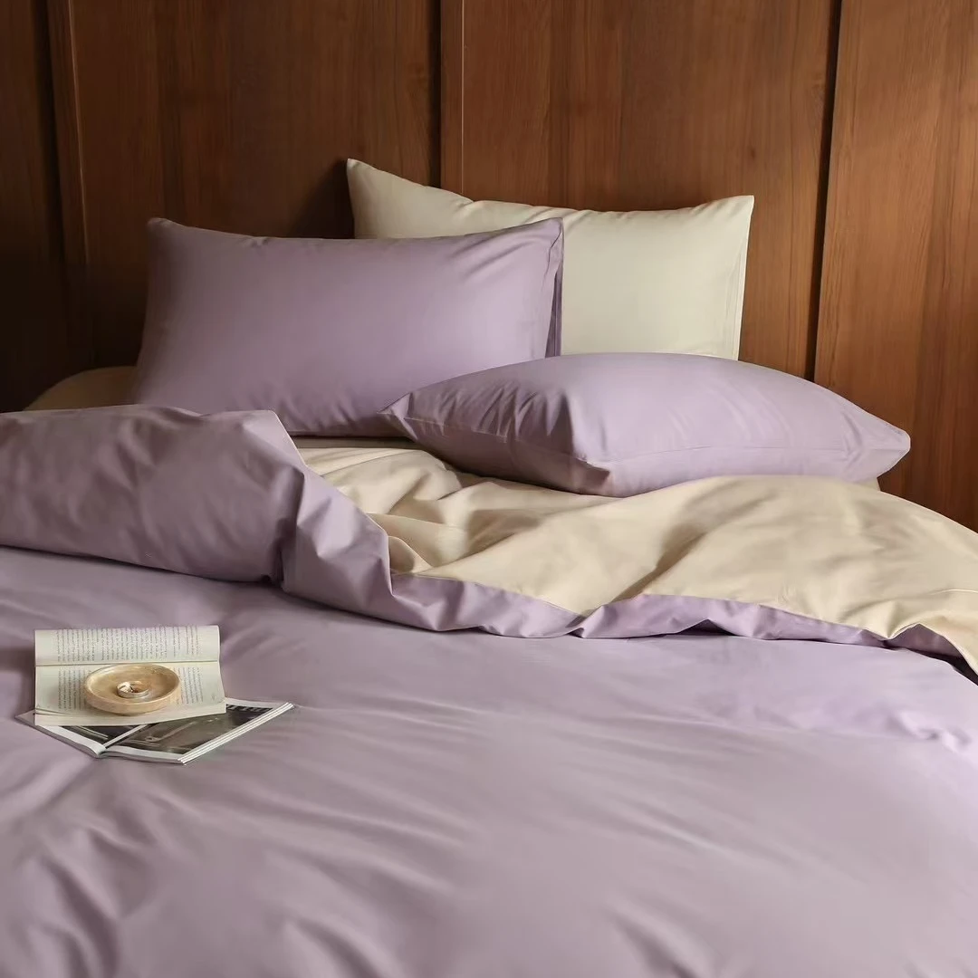 【小林寝饰】雅颂四件套-臻绒-佩斯利紫/冰川灰/米黄