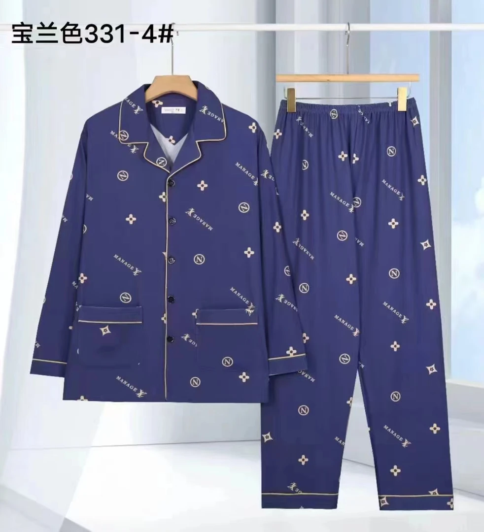 睡衣男士春季长袖秋季2024年新款男款夏薄款男式冬款家居服可外穿