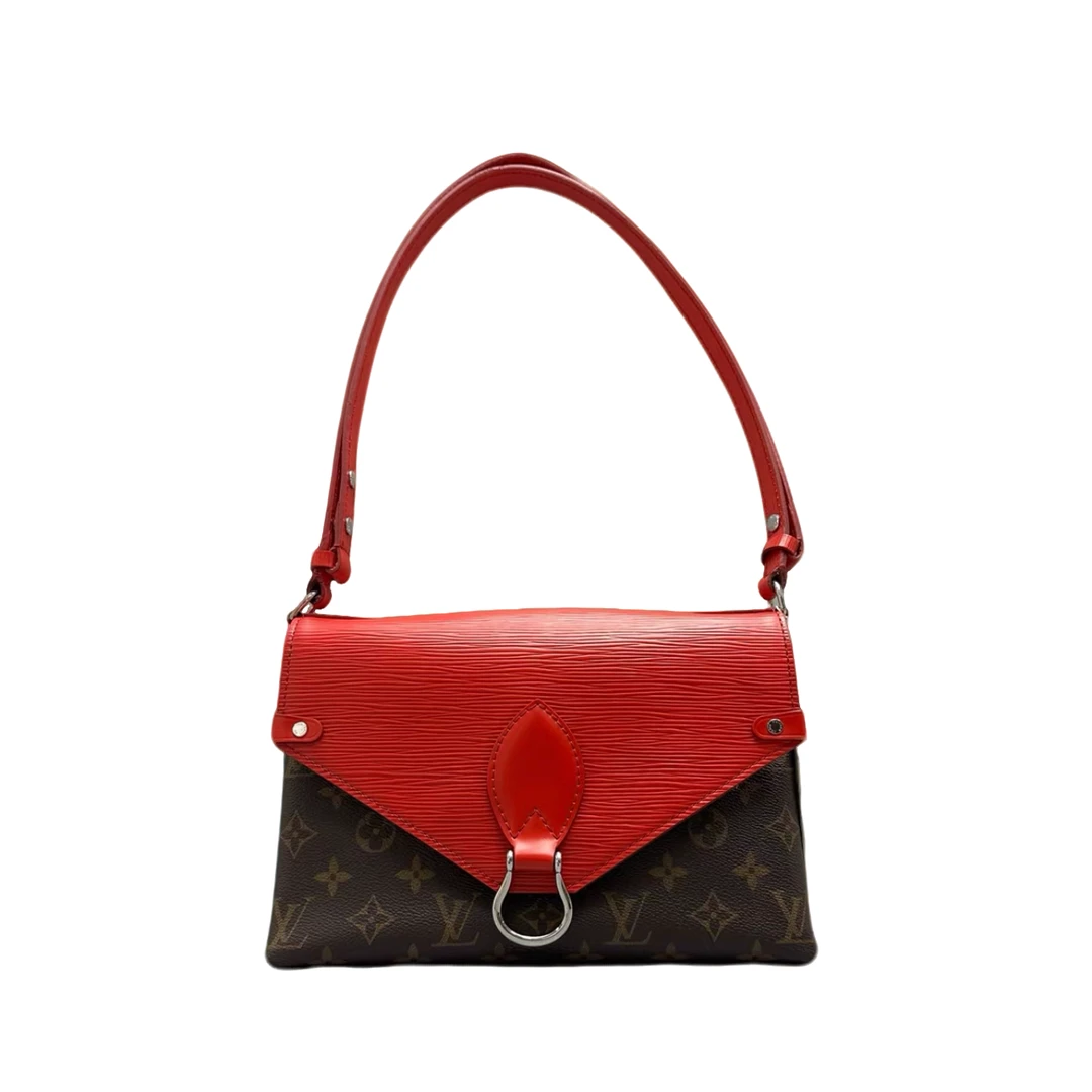 99新 LouisVuitton/路易威登 Saint Michel信封包传奇单肩包17年