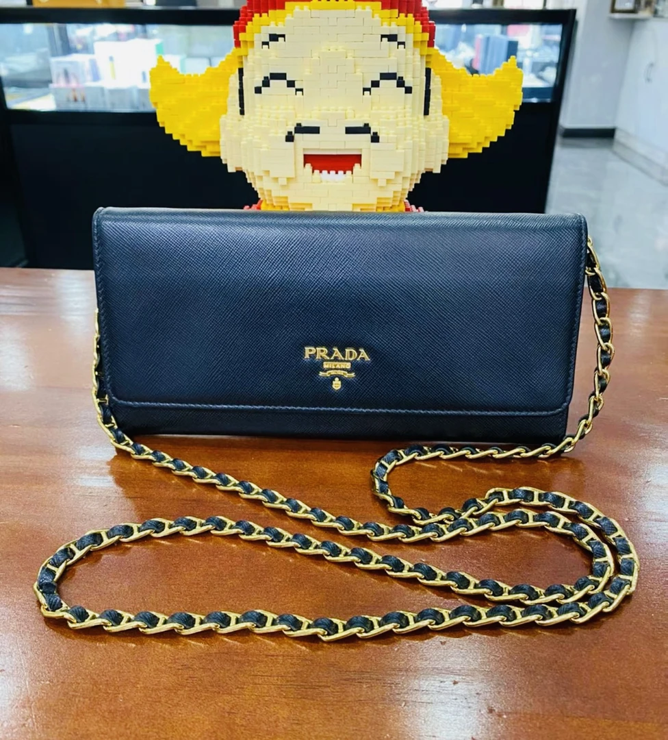 99新 Prada/普拉达 钱包卡包单肩包多功能包