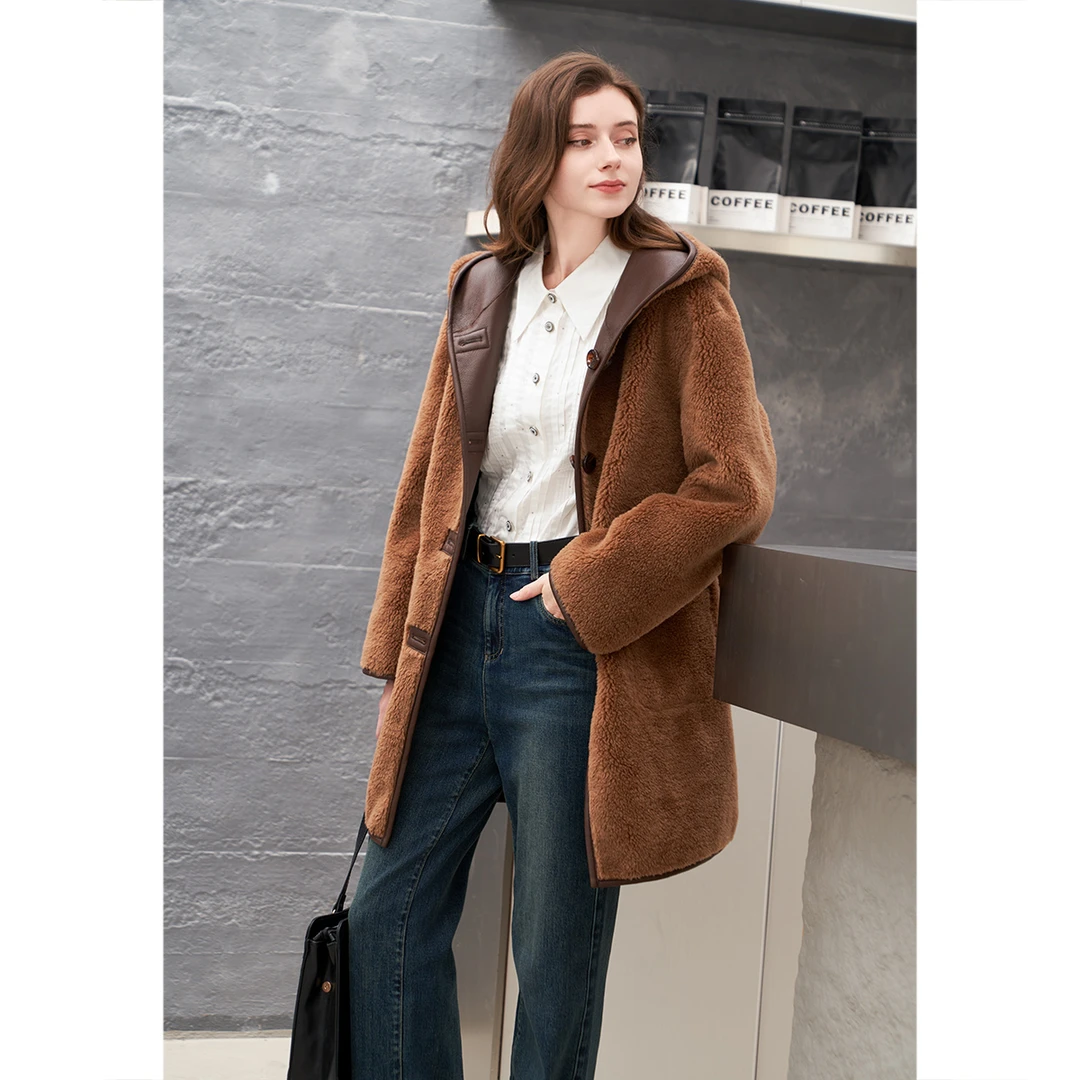 【双面穿】PSALTER诗篇雅丹风高级时尚羊毛外套6C64510083