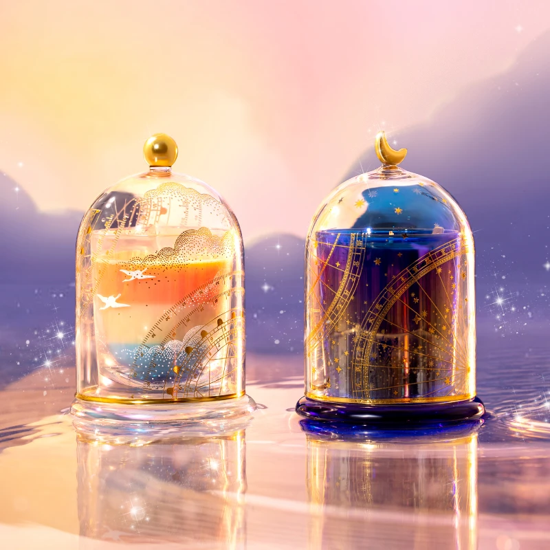 宫廷文创朝朝暮暮香薰蜡烛礼盒家用室内持久留香结婚新婚生日礼物