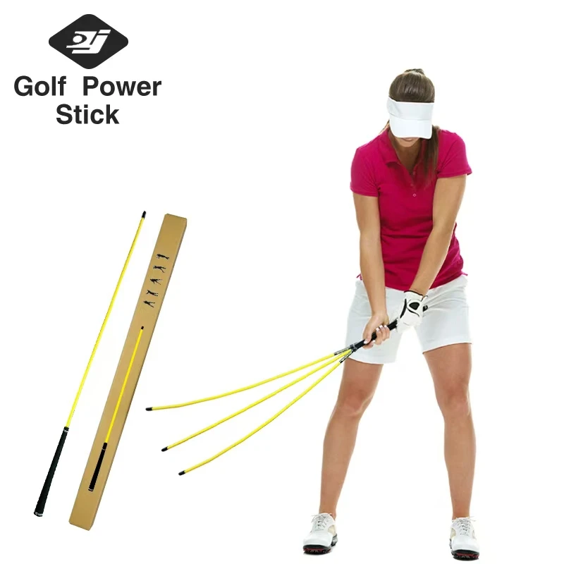 高尔夫挥杆动力棒挥杆热身正确释放创造滞后提升挥速室内练习器