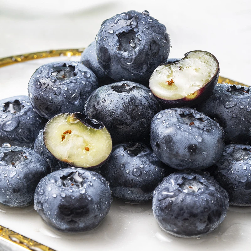 正宗丹东蓝莓新鲜蓝莓水果1-2箱现摘现发400g/箱