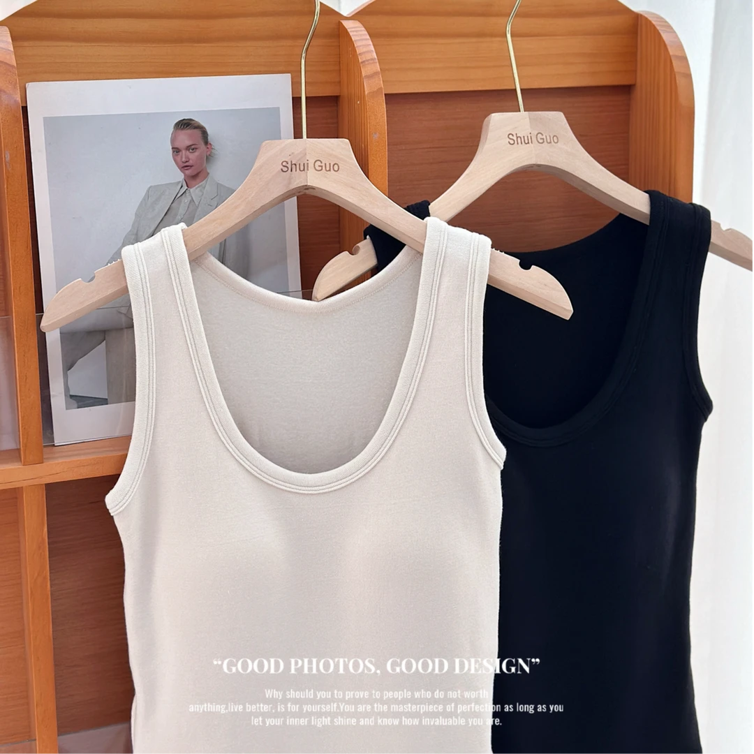 秋冬女士时尚百搭修身背心6618