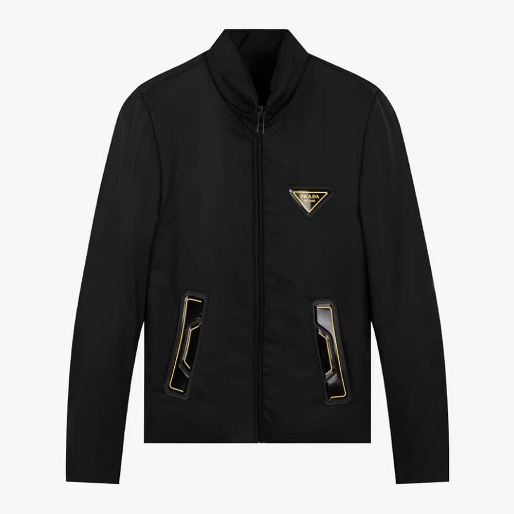全新未使用 Prada/普拉达 拉链男士立领休闲保暖棉衣棉服外套432