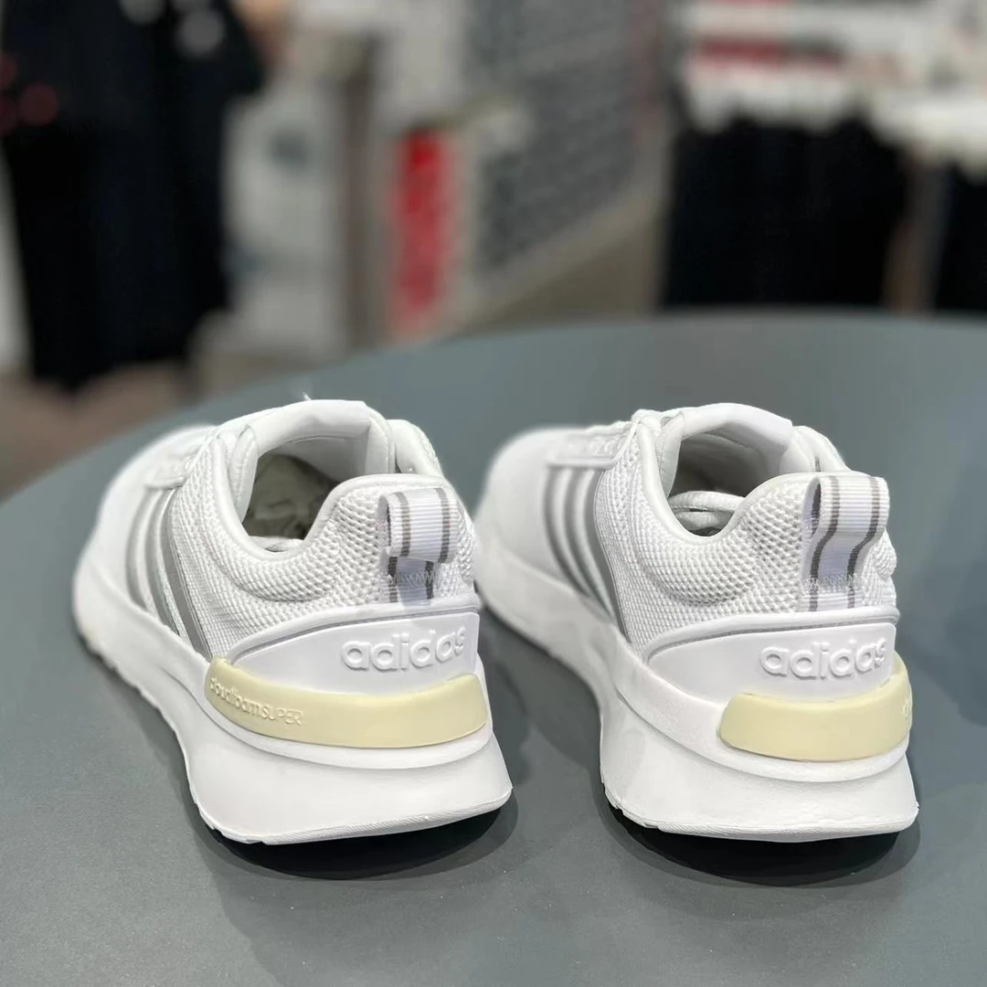 阿迪达斯RacerTR21女跑鞋休闲网面透气减震轻便跑步鞋H00647百搭