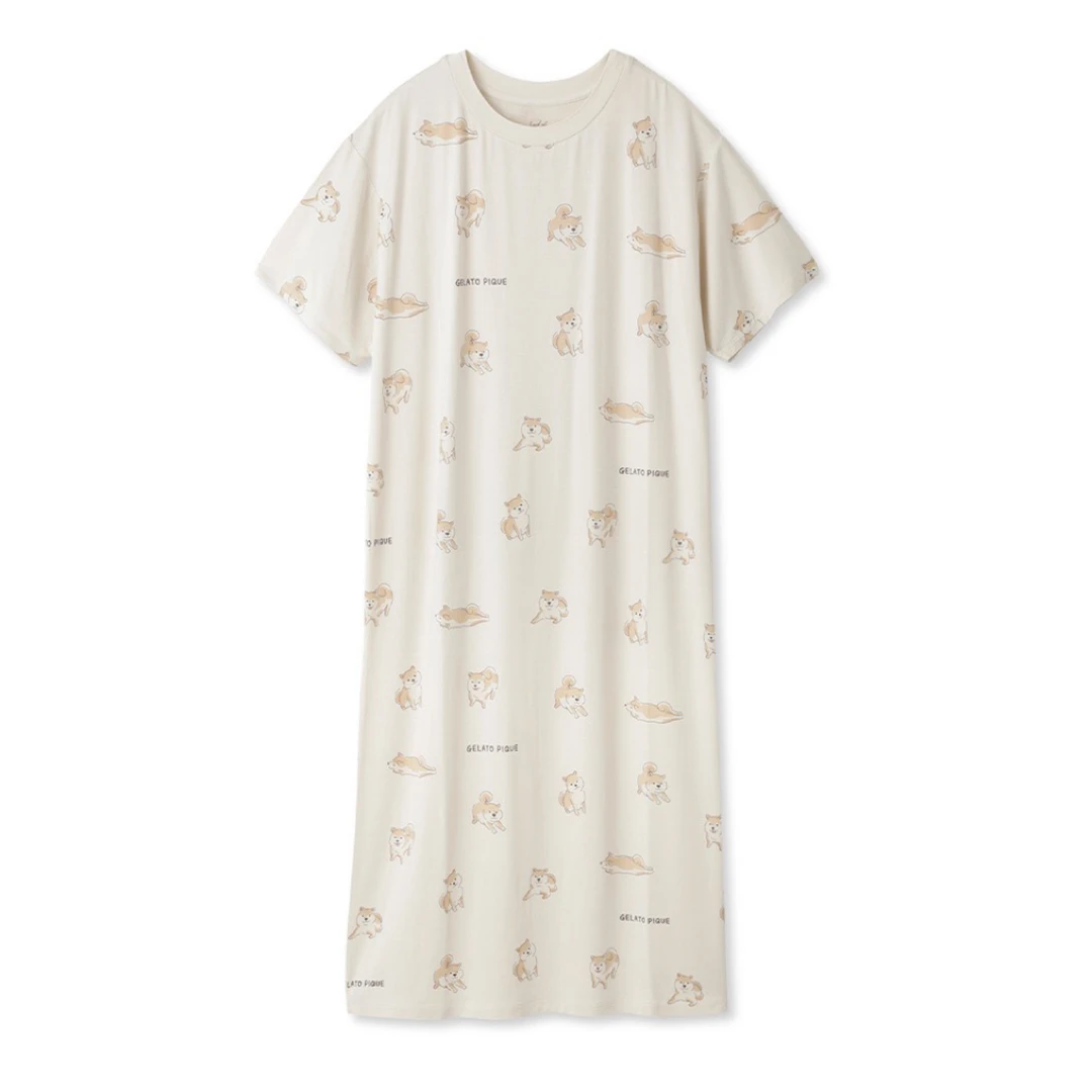 YEVACHAO岛国订单柴犬印花家居系列 连衣裙款/套装款