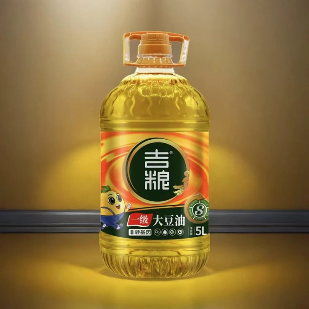 【吉粮】一级大豆油5L装