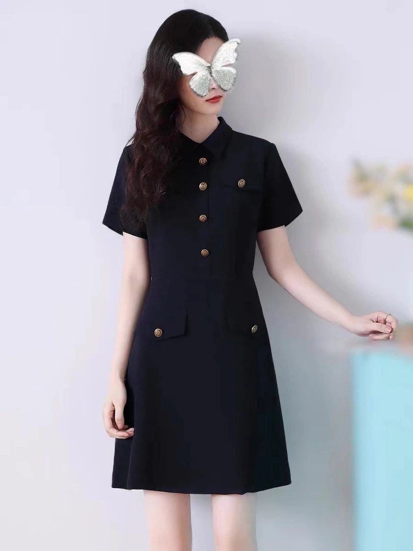 【YANQING服饰】气质收腰显瘦连衣裙