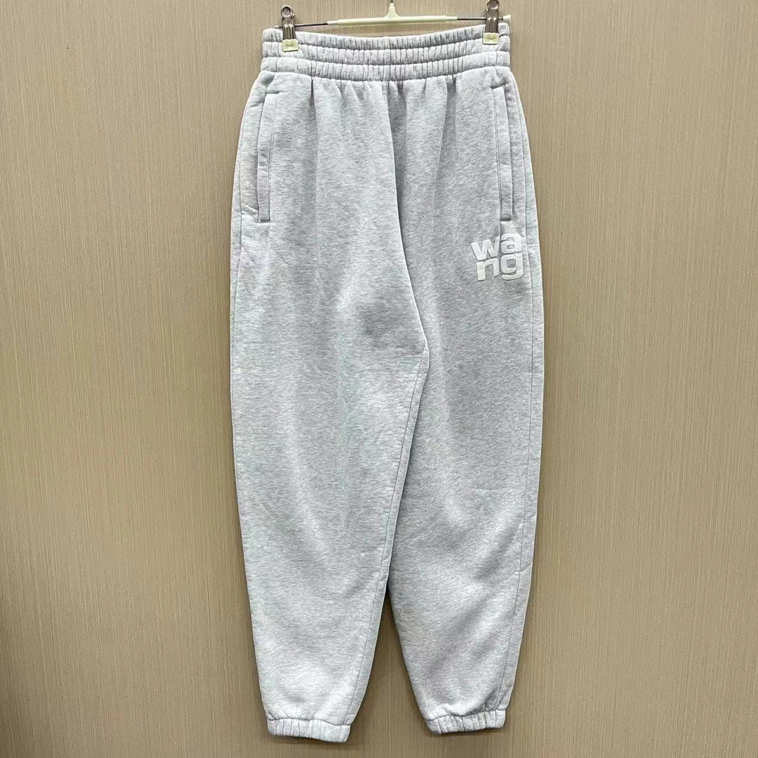 AlexanderWang亚历山大王/纯色束脚加绒卫裤/98新/尺码XS/公价5K