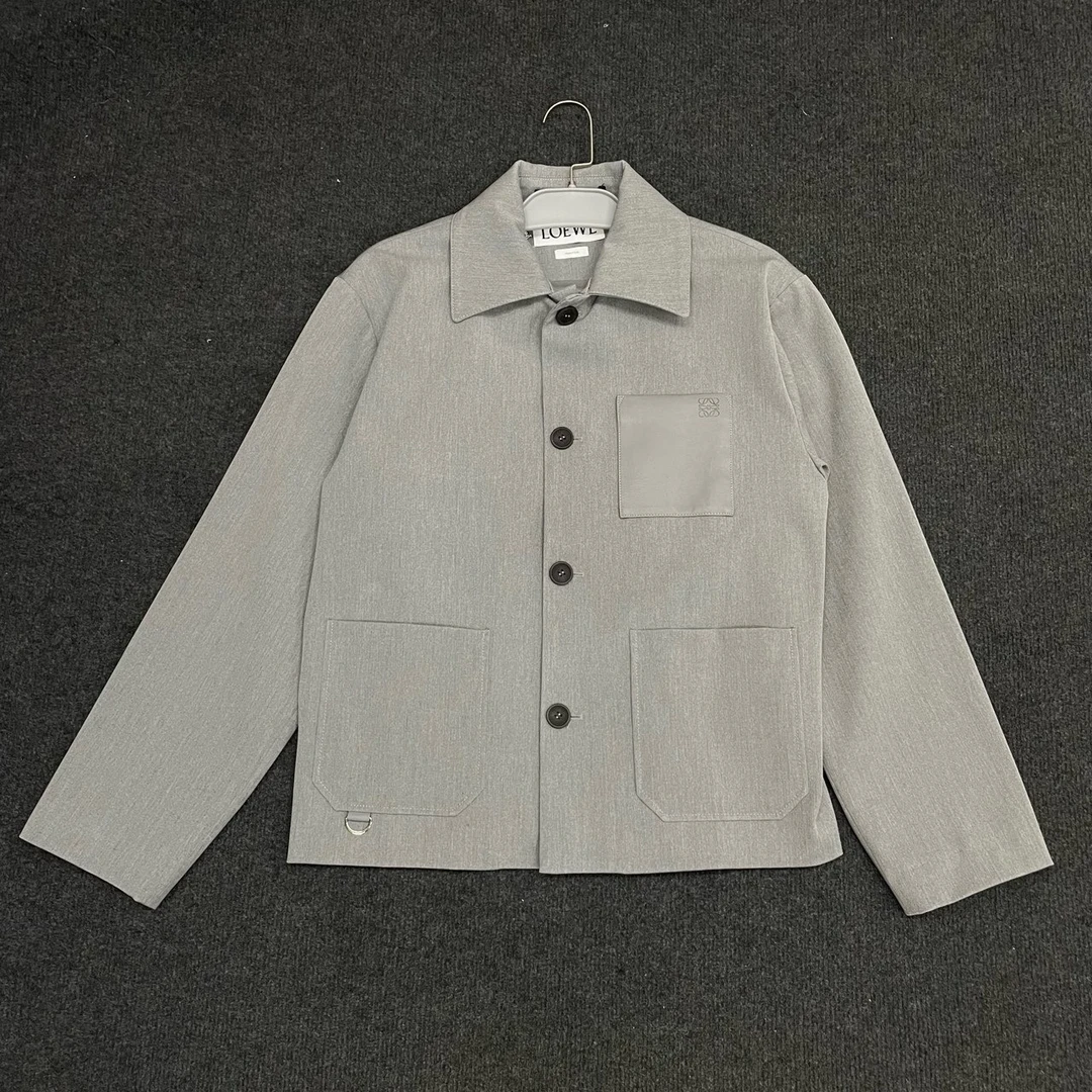 Loewe罗意威/单排扣宽松休闲夹克外套/全新带吊/XS码/公价1.5W