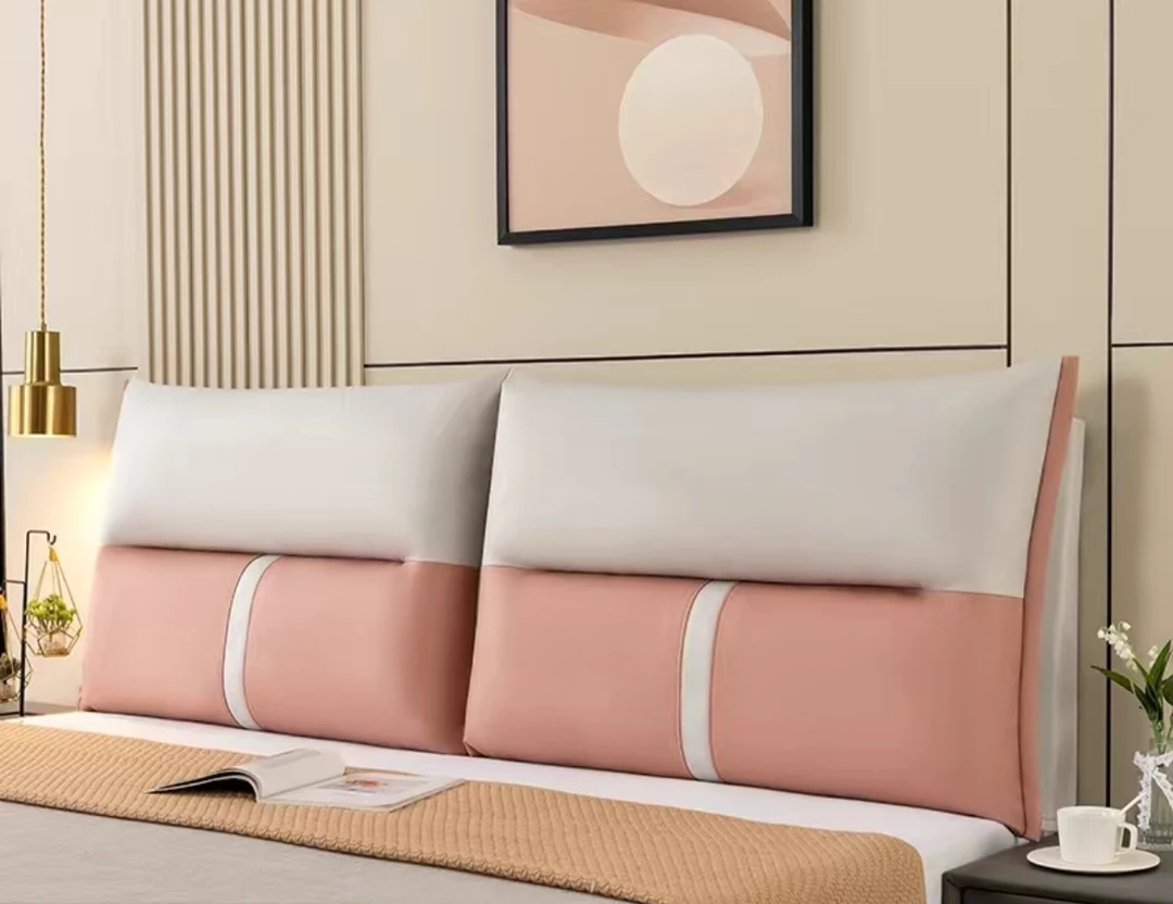 科技布床头靠垫软包双人大靠背靠枕可拆洗榻榻米无床头靠背垫自粘