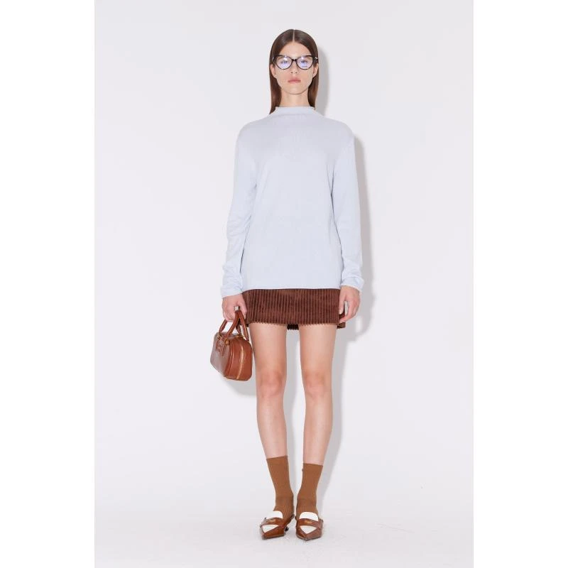 ZHOU MI 宽松Y毛卷边打底衫 ZM8921