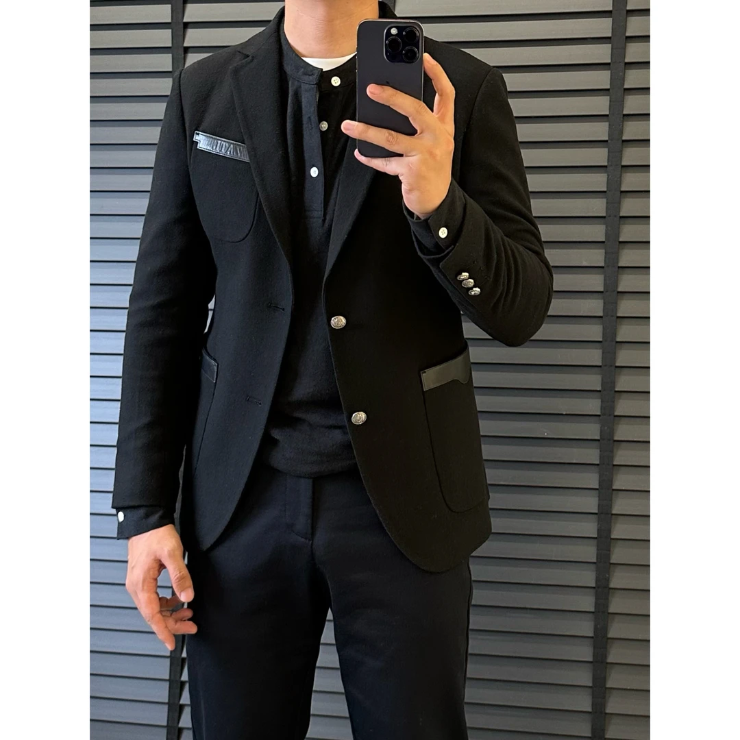 高级羊毛混纺西服 | 秋季羊毛 | 早秋新款休闲时尚羊毛西服88001