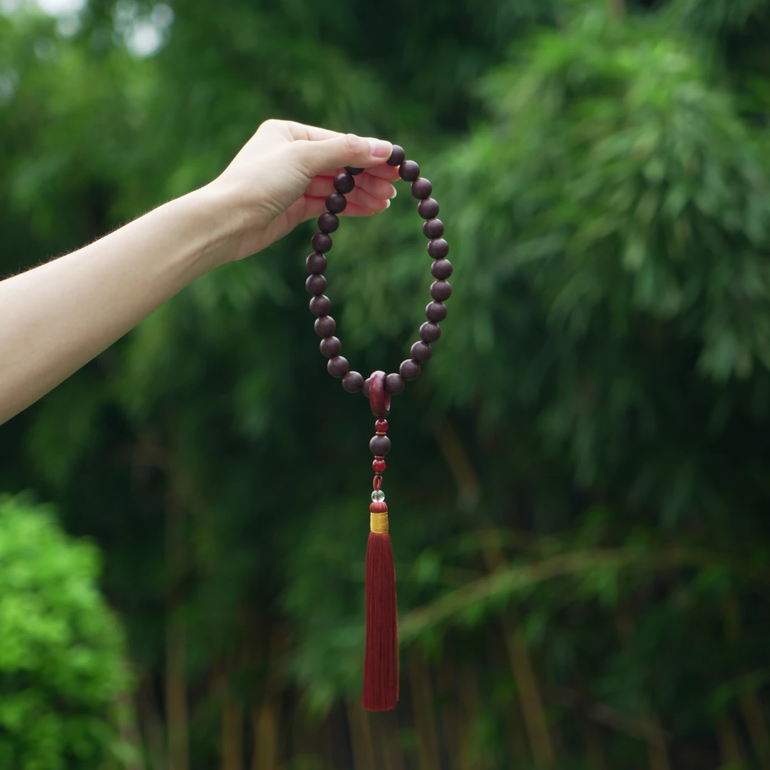 【紫气东来降真香】合香珠传统工艺天然香材手串非遗手工