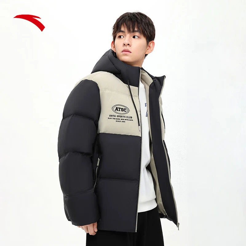 【运动复古】安踏雪壳羽绒服美式复古男23冬季防泼水保暖/152348920