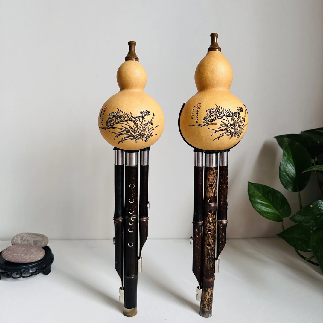 紫竹七孔葫芦丝、学生、初学者专用款。