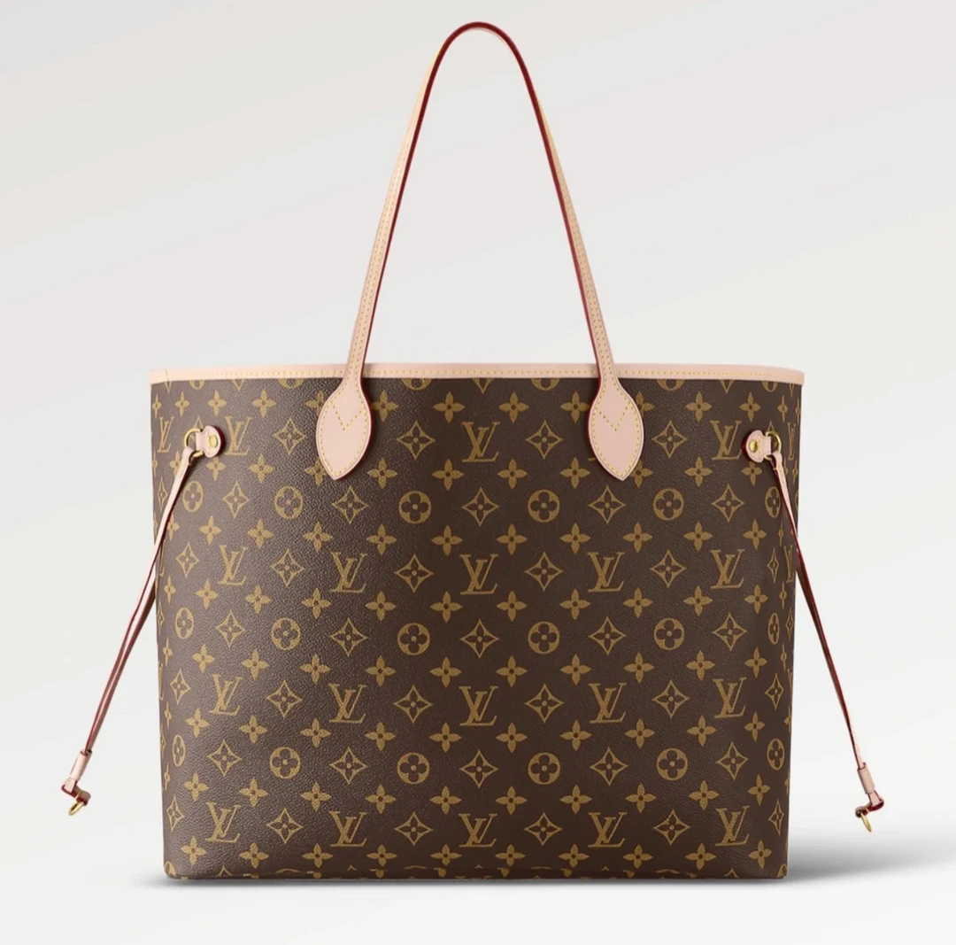 99新 LouisVuitton/路易威登 Lv Nf中号红内手提单肩包