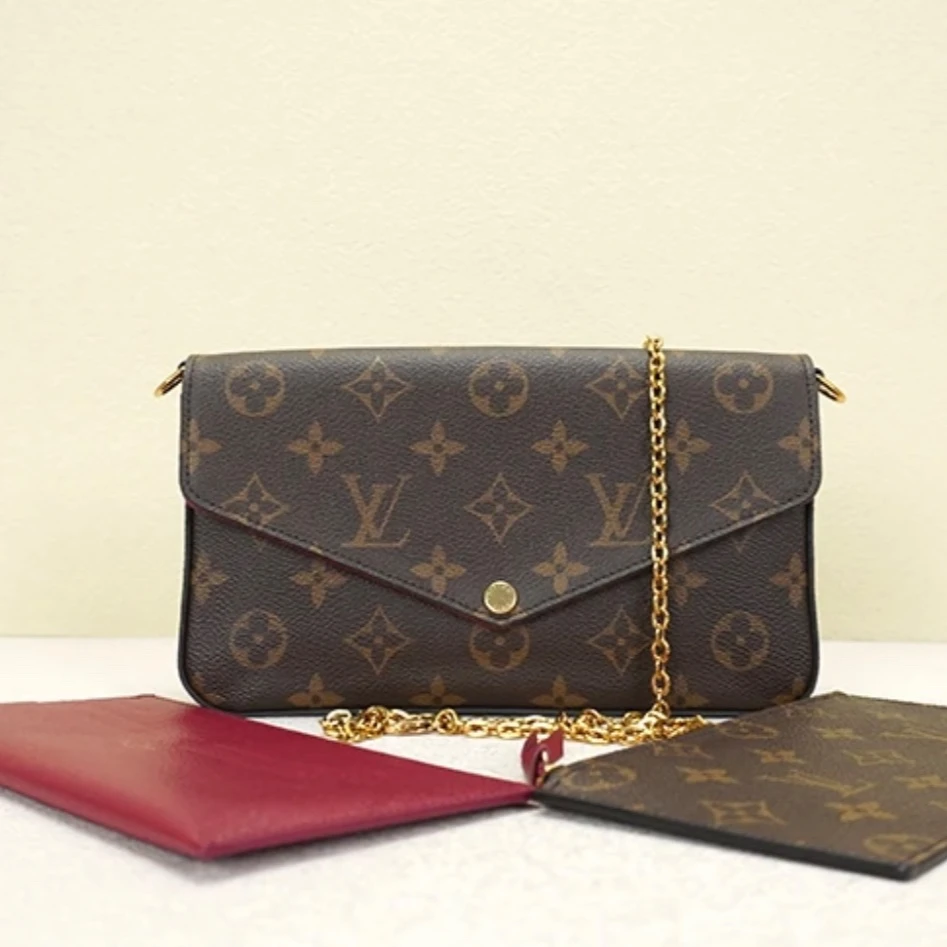 99新  LouisVuitton/路易威登 Lv老花三合一包/小芒果
