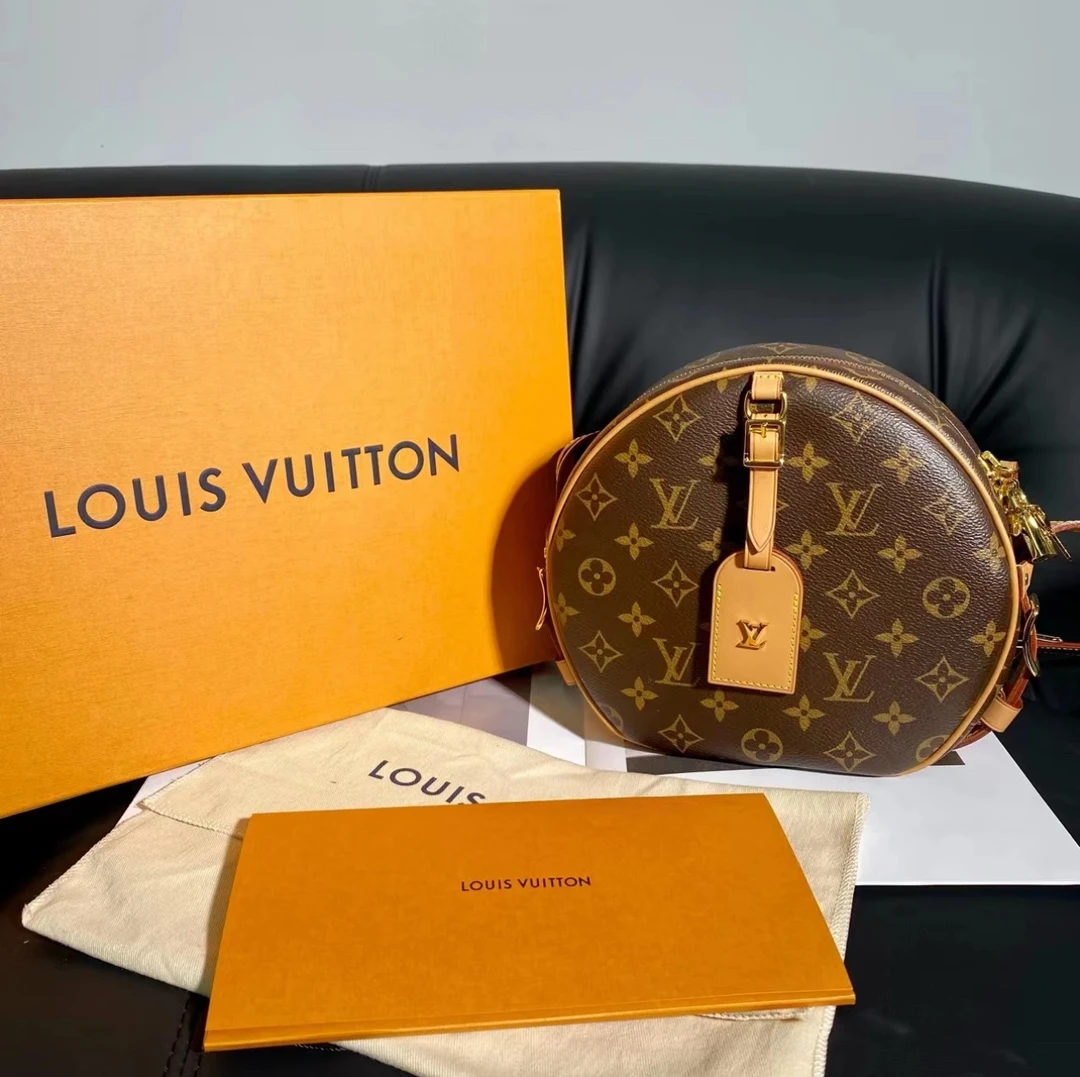 95新 LouisVuitton/路易威登 Lv大圆饼单肩斜挎包