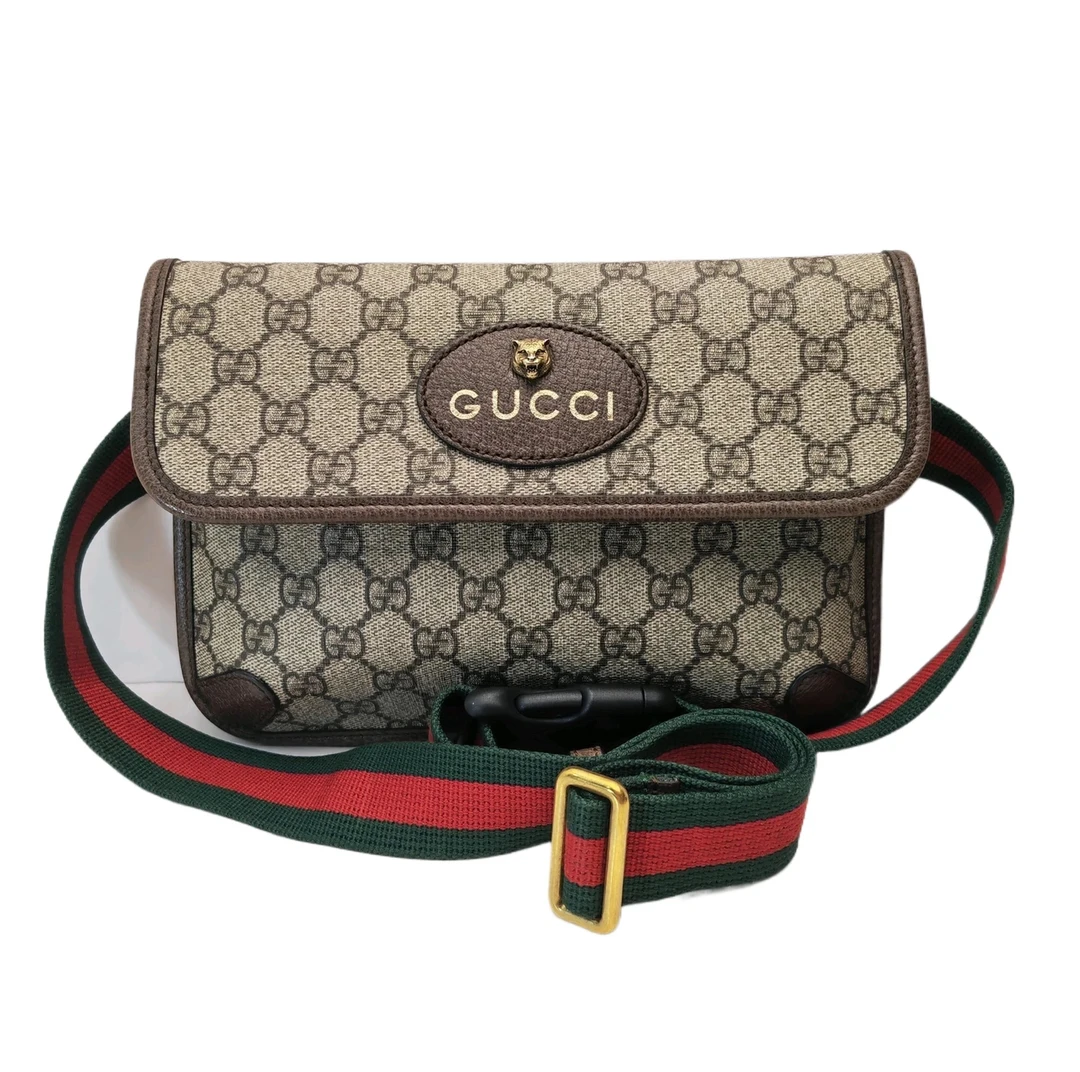 99新 GUCCI/古驰 古驰虎头胸包
