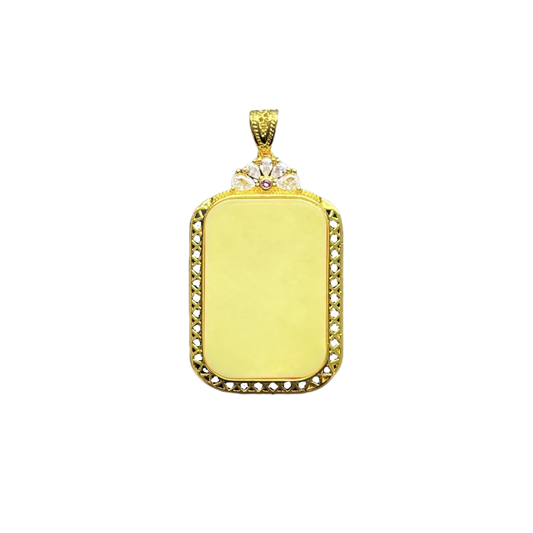 和田玉吊坠（赠麻花链X298） C01-141