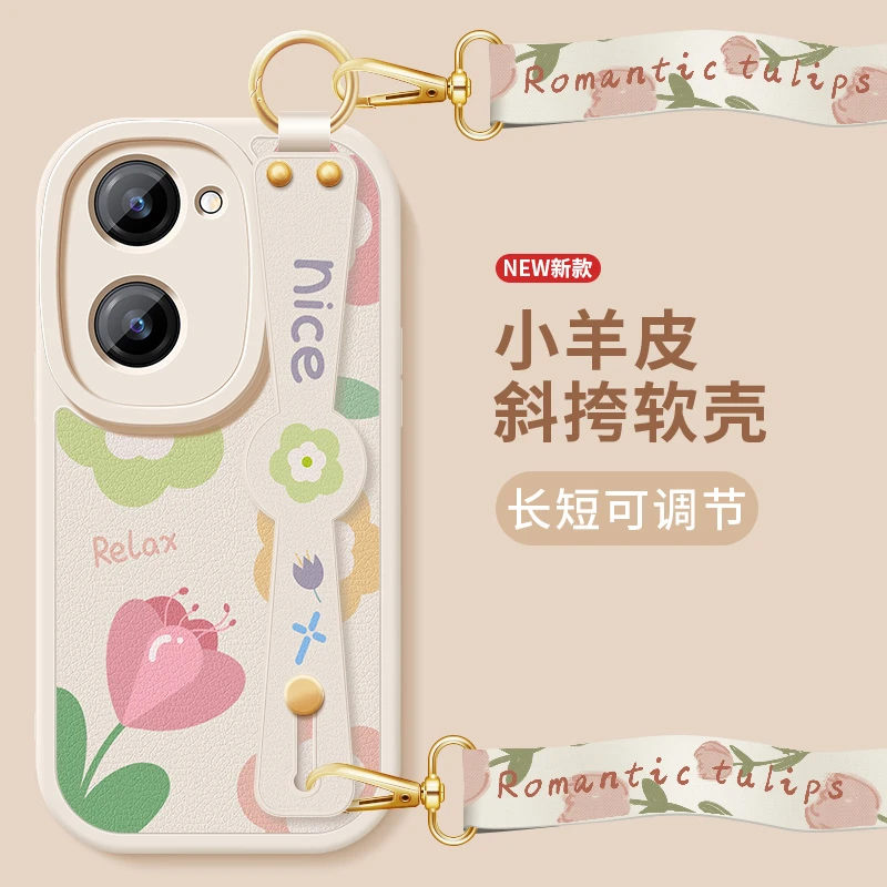 vivoy37手机壳y37背带女款y37m斜挎腕带镜头全包防摔VIVO硅胶软壳