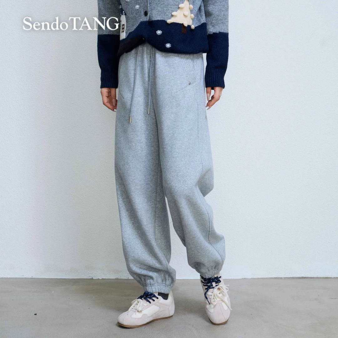 精致打工人【软欧包】胖多女装新款时尚休闲百搭高腰宽松显瘦裤子