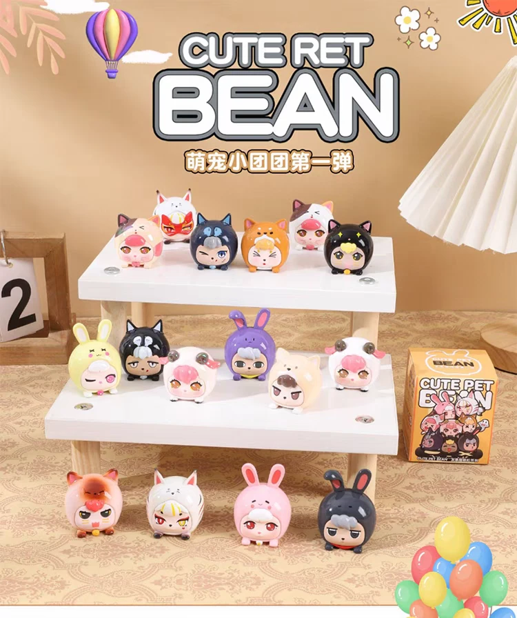 【拆盒】萌宠小团团许愿食物系盲盒潮玩