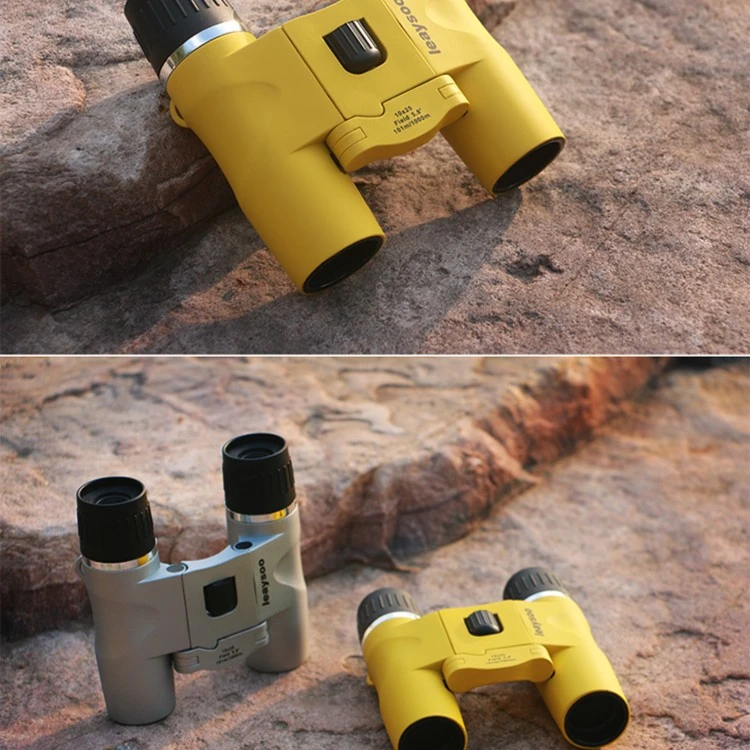 Leaysoo/雷龙悦影10X25儿童便携双筒清晰高清演唱会专用望远镜