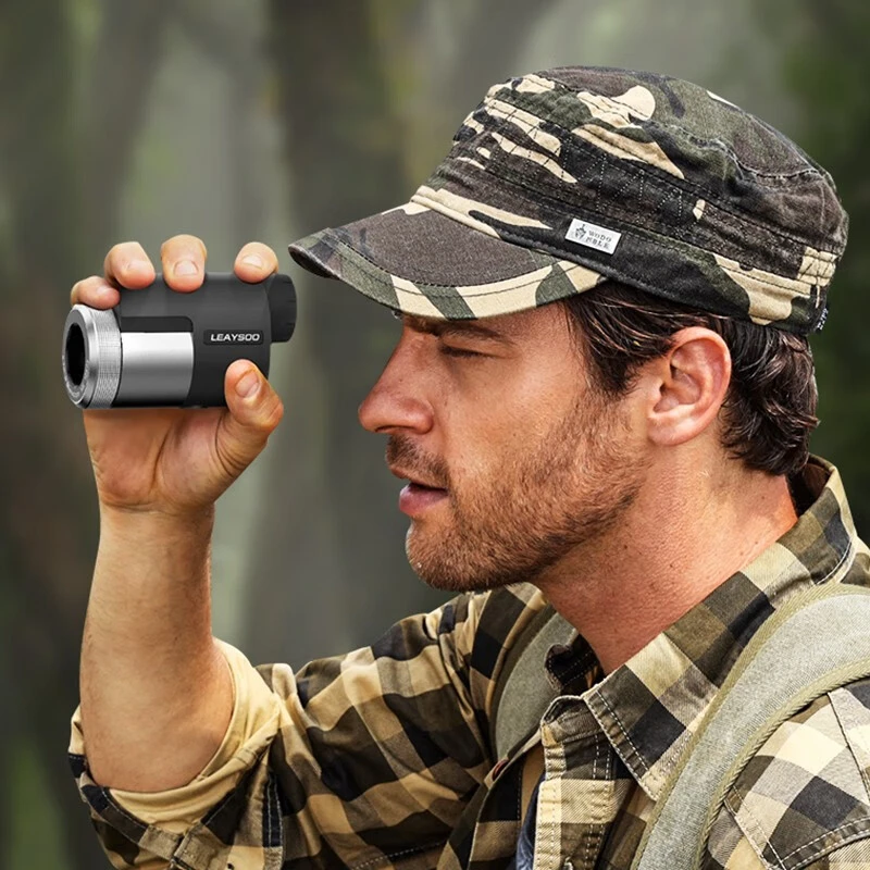 Leaysoo/雷龙星耀微型迷你袖珍手持单筒望远镜高倍高清旅游便携