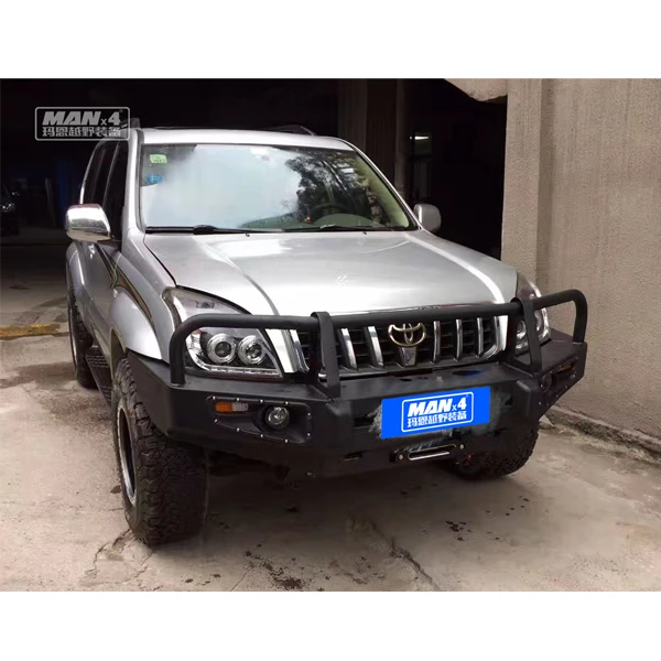 LC120 改装前杠 普拉多4000 越野竞技前杠 防撞杠 保险杠