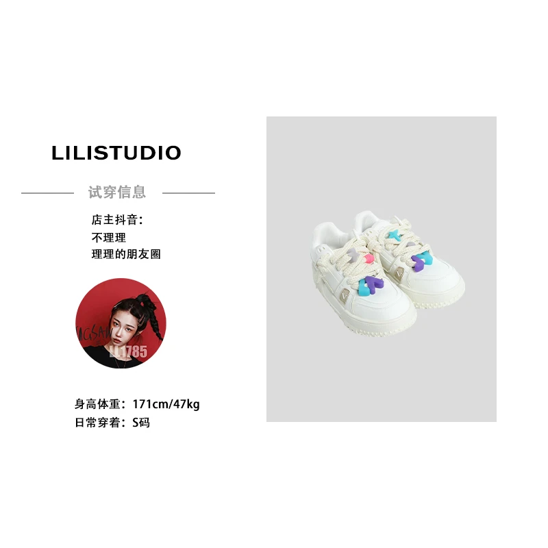 PCNY「小胖丁」不理理秋季新款时尚百搭休闲鞋女0020