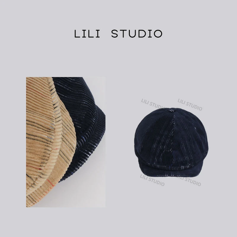 「隐藏彩线」不理理秋季新款女装休闲帽子女