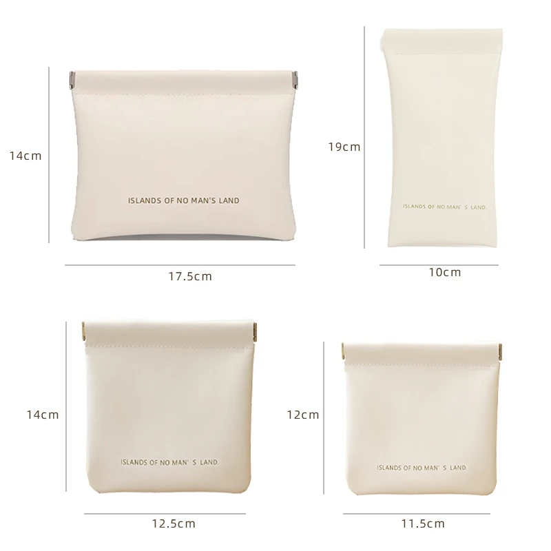 弹片收纳高品质【拍一发4】高性价比眼镜包姨妈包口红包大号收纳包